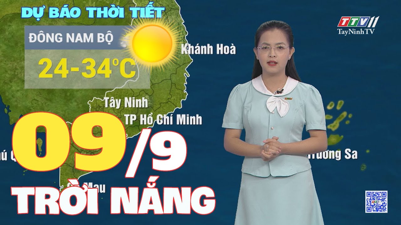 Bản tin thời tiết 09-9-2024 | TayNinhTVENT